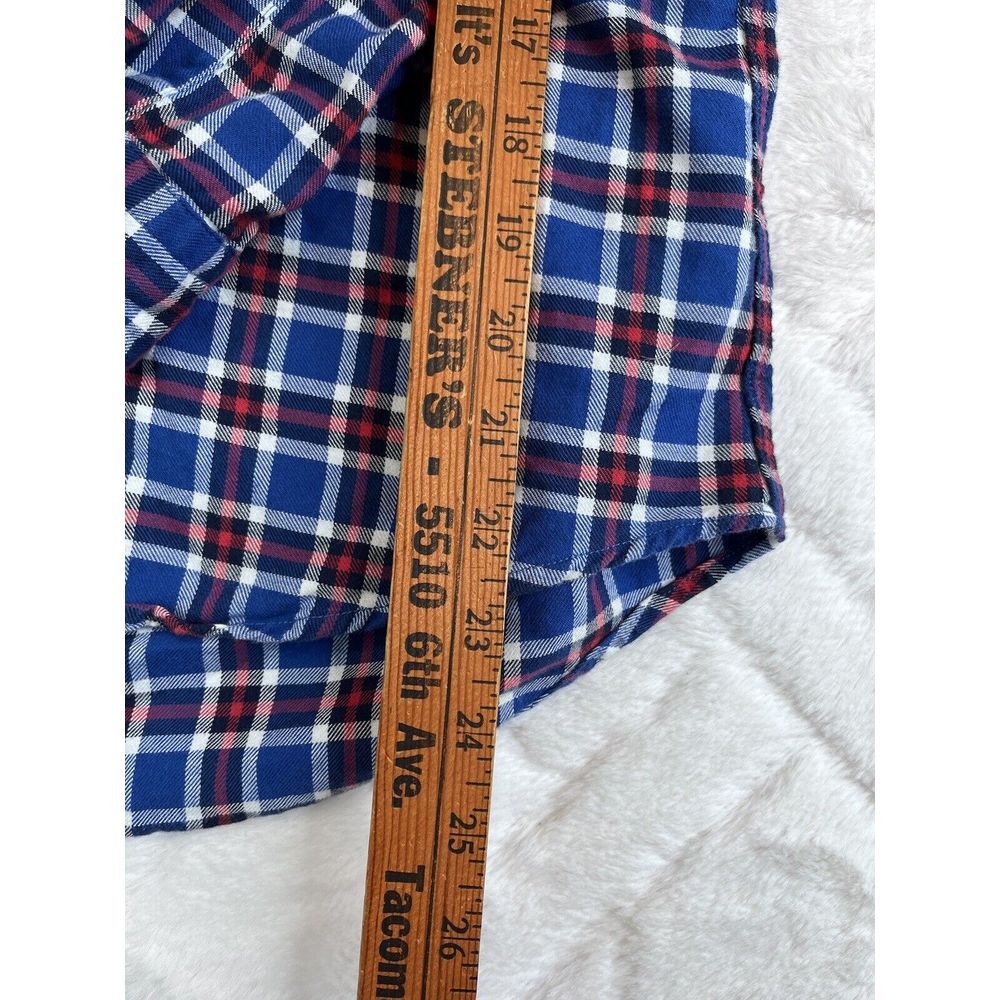 Grayson The Hero Flannel Shirt Women's Blue Red Plaid LS Frank & Eileen - Sz 03 - Picture 5 of 7